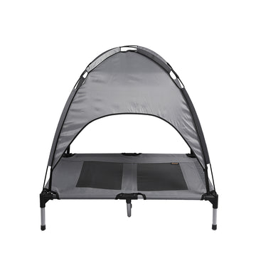 PaWz Pet Trampoline Bed Dog Cat Elevated Hammock With Canopy Raised Heavy Duty L PaWz